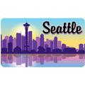 Seattle Purple City Silhouette