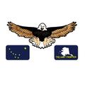 Eagle & Alaska Flag & State