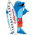 San Clemente Dolphin Surfer