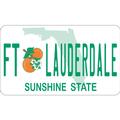 Ft Lauderdale Florida License Plate