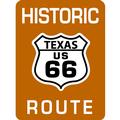 Route 66 Historic Brown Sign