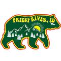 Priest River, ID Minimalist Bear & Pine Trees
