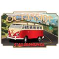 Oceanside, California Vintage Bus On PCH