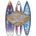 Daytona Beach 3 Surfboards with Wood Sig