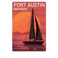 Port Austin Sail Boat sunset