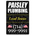 Paisley Plumbing Business Card Vertical 
