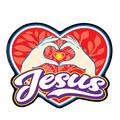 Jesus Heart Hands