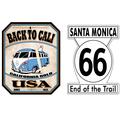 Santa Monica Bait Tackle Van & R66 Sign