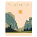 Yosemite Posterized Scene Beige Sky