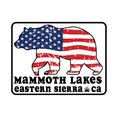 Mammoth Lakes Bear USA flag