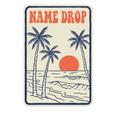 Palm Sunset Poster