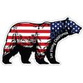 Lee Vining California Flag Bear