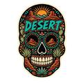 Desert Folk Art Sugar Skull Mesa