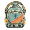 Desert Vintage Stay Thirsty Canteen