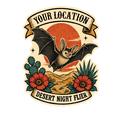 Desert Vintage Night Flier Bat