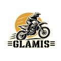 Glamis Retro Dirt Bike Rider