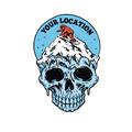 Mountain Skull Snowboarder
