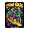 Psychedelic Snowboarder